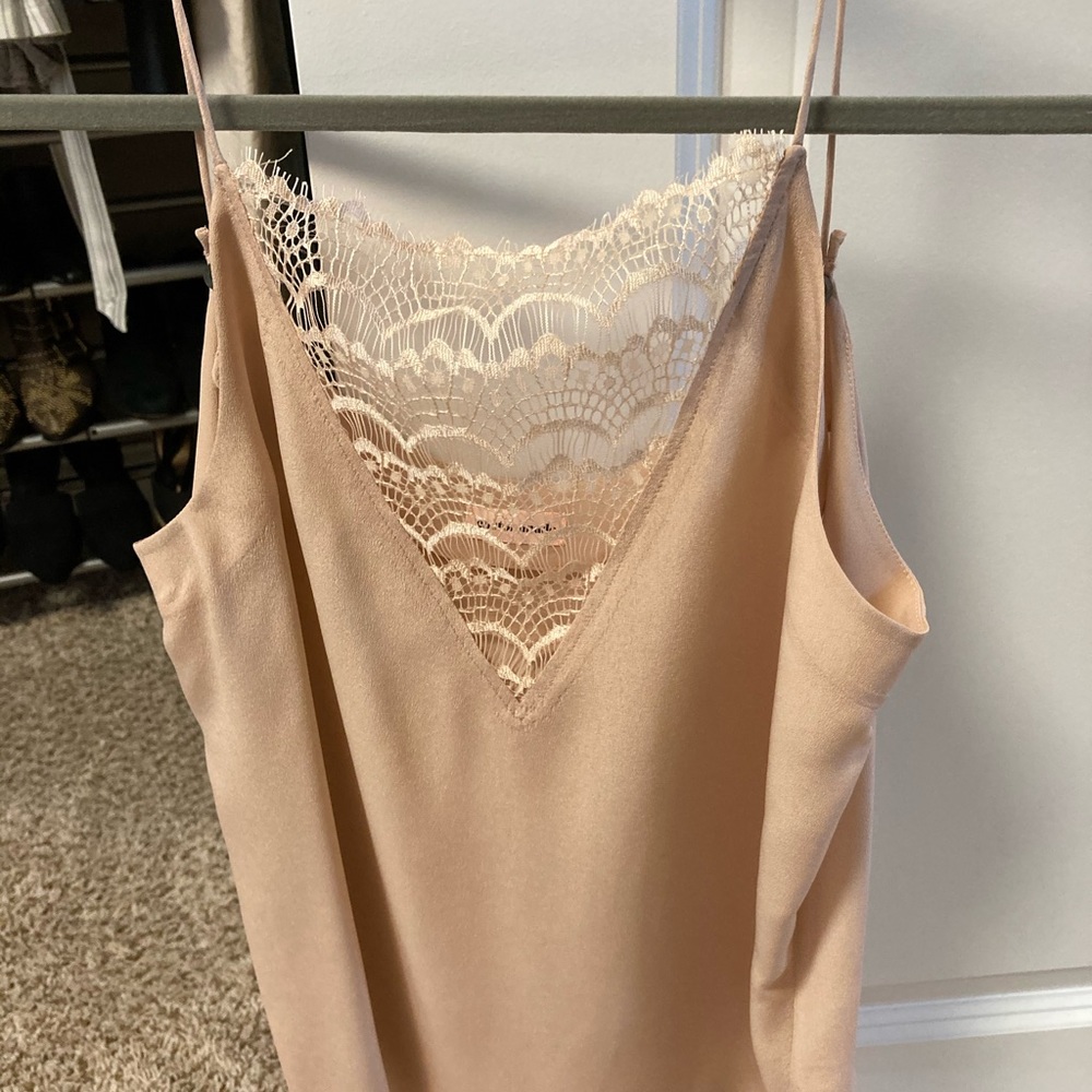 Custommade lace camisole sz M